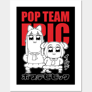 Pop Team Epic Posters and Art
